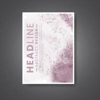 Cover template with watercolor background. Design for your cover, date, postcard, banner, logo. vector