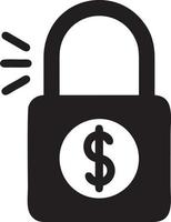 Lock security icon symbol vector image. Illustration of the key secure access system vector design. EPS 10