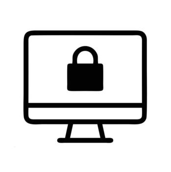Lock security icon symbol vector image. Illustration of the key secure access system vector design. EPS 10