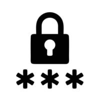 Lock security icon symbol vector image. Illustration of the key secure access system vector design. EPS 10