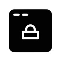 Lock security icon symbol vector image. Illustration of the key secure access system vector design. EPS 10