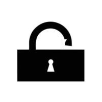 Lock security icon symbol vector image. Illustration of the key secure access system vector design. EPS 10