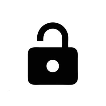 Lock security icon symbol vector image. Illustration of the key secure access system vector design. EPS 10