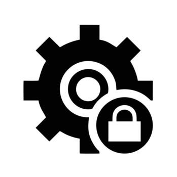 Lock security icon symbol vector image. Illustration of the key secure access system vector design. EPS 10