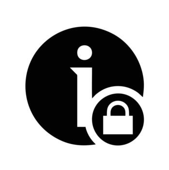 Lock security icon symbol vector image. Illustration of the key secure access system vector design. EPS 10