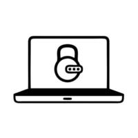 Lock security icon symbol vector image. Illustration of the key secure access system vector design. EPS 10