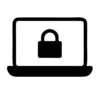Lock security icon symbol vector image. Illustration of the key secure access system vector design. EPS 10