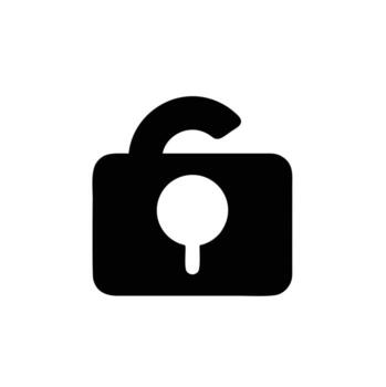 Lock security icon symbol vector image. Illustration of the key secure access system vector design. EPS 10