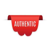 Authentic. label icon for banner. Vector design template.