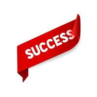 Success banner design template. business success. modern vector icon.