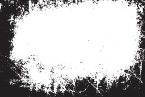 grunge gräns textur bakgrund. abstrakt ram täcka över. png grafisk illustration med transparent bakgrund.