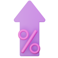 discount sign with arrow up png