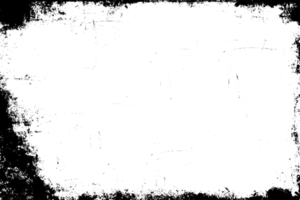 grunge gräns textur bakgrund. abstrakt ram täcka över. png grafisk illustration med transparent bakgrund.