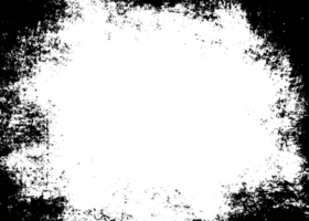 grunge gräns textur bakgrund. abstrakt ram täcka över. png grafisk illustration med transparent bakgrund.