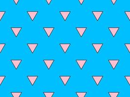 pink color triangles over deep sky blue background vector