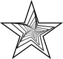 Dynamic Vector star shape that you can use as logo, symbol, background, icon, etc.