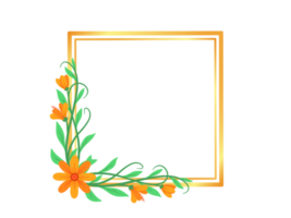 Flower Frame Background png