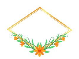 Rahmen Blume Hintergrund png