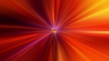 boucle Jaune Orange rouge radial éclat des rayons abstrait Contexte video