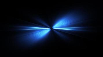 Loop abstract blue radial shine rays motion background video