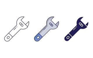 Wrench vector icon