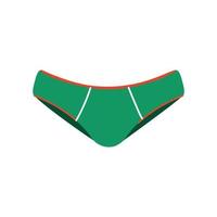 Green mens briefs vector