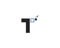 creative letter T logo design vector template