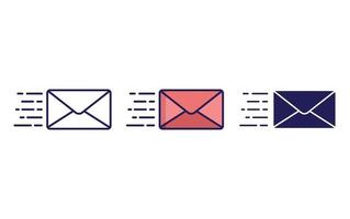 Mail Express vector icon