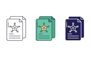Documents vector icon