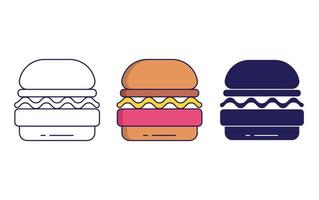 burger vector icon