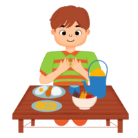 enfant iftar illustration png