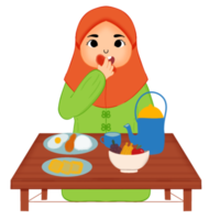 enfant iftar illustration png