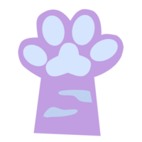 carino gatto piedi png