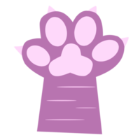 carino gatto piedi png