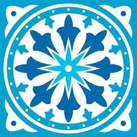 marroquí azulejo loseta patrón, mayólica, talavera vector