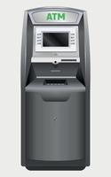 realistic vector ATM in grey color