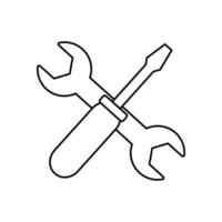 Repair icon vector. renovation illustration sign. repairs symbol. fix logo. vector