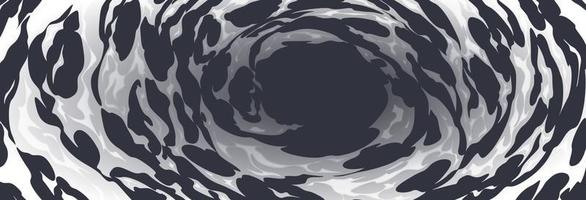 Abstract background with circle fire swirls vector