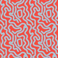 Seamless abstract pattern with curved lines, a maze. Design for fabric, Wallpaper, and cards . vector
