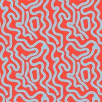 Seamless abstract pattern with curved lines, a maze. Design for fabric, Wallpaper, and cards . vector