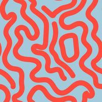 Seamless abstract pattern with curved lines, a maze. Design for fabric, Wallpaper, and cards . vector