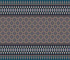 Colorful ethnic folk geometric seamless pattern in red, yellow and green in vector illustration design for fabric, mat, carpet, scarf, wrapping paper, tile and more