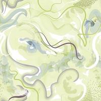 Abstract wavy lines. Watercolor drawing seamless pattern. Gentle multicolor texture. Endless pattern in bright spring style. Flowing waves abstraction. Modern background business graphics. vector