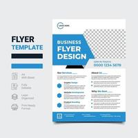 Business abstract flyer corporate. Flyer business. four flyer template design color black orange blue .eps vector