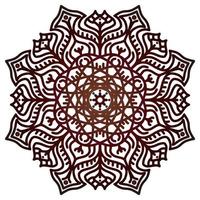 mandala modelo resumen floral ornamento vector