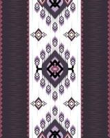 Geometric Ethnic pattern vector. African, American, Mexican, Western Aztec motif striped and bohemian pattern. designed for background,wallpaper,print, carpet,wrapping,tile,batik.vector illustratoin. vector