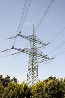 Electricity power pylon photo