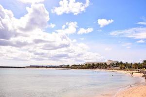 Scenic view of the shore photo