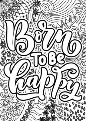 some things are best kept secret. Adult Coloring page design