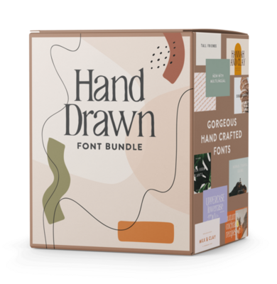 Edgy Hand-Drawn Font Bundle